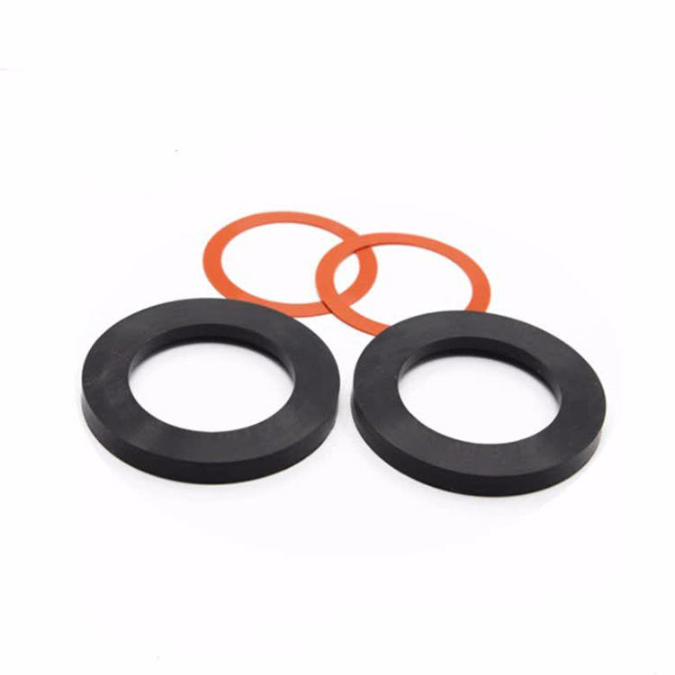 Customized molded silicone rubber profile gasket supplier manufacturing EPDM rubber silicone rubber flange sealing silicone gasket