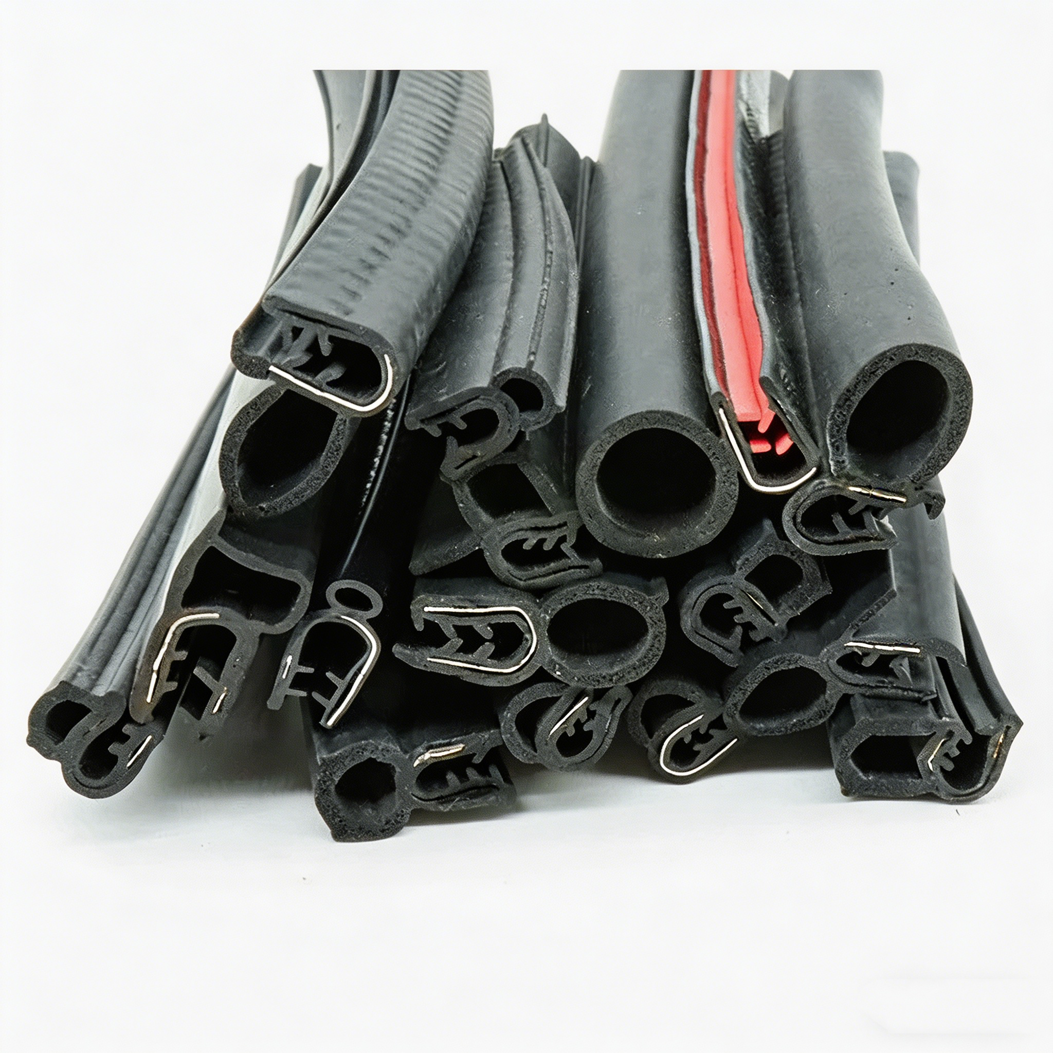 EPDM rubber sealing strip for car doors, providing welding and cutting services, used for weather resistance at the bottom of cars