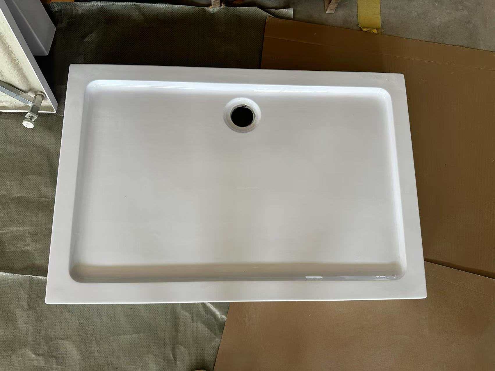 Square shower tray base