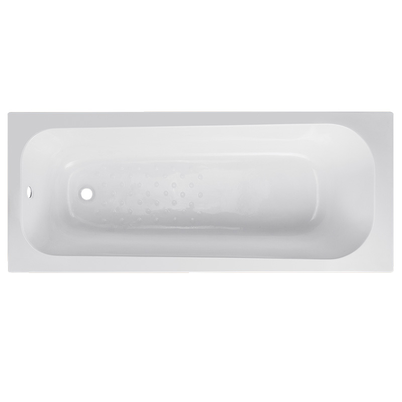 China Factory Cheap Acrylic Simple Drop in Rectangle Bathtub