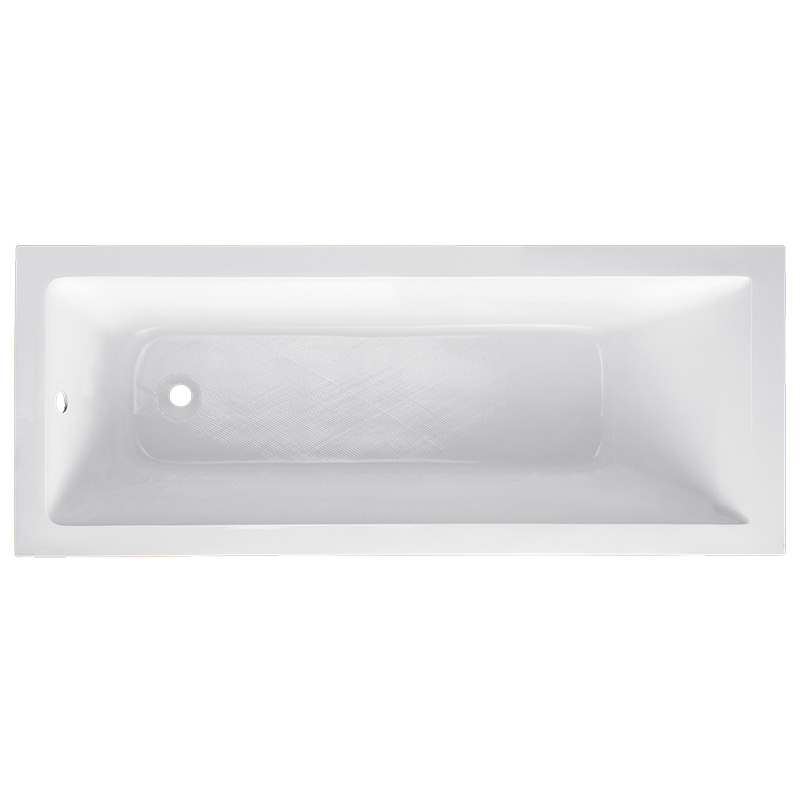 Cheap Acrylic Simple White Tub Drop in Bathtub for Sale