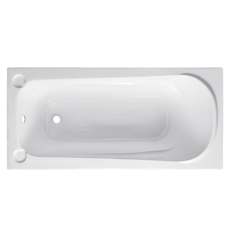 Bathroom Single Person  Rectangular Built in Soaking Adult Bathtub
