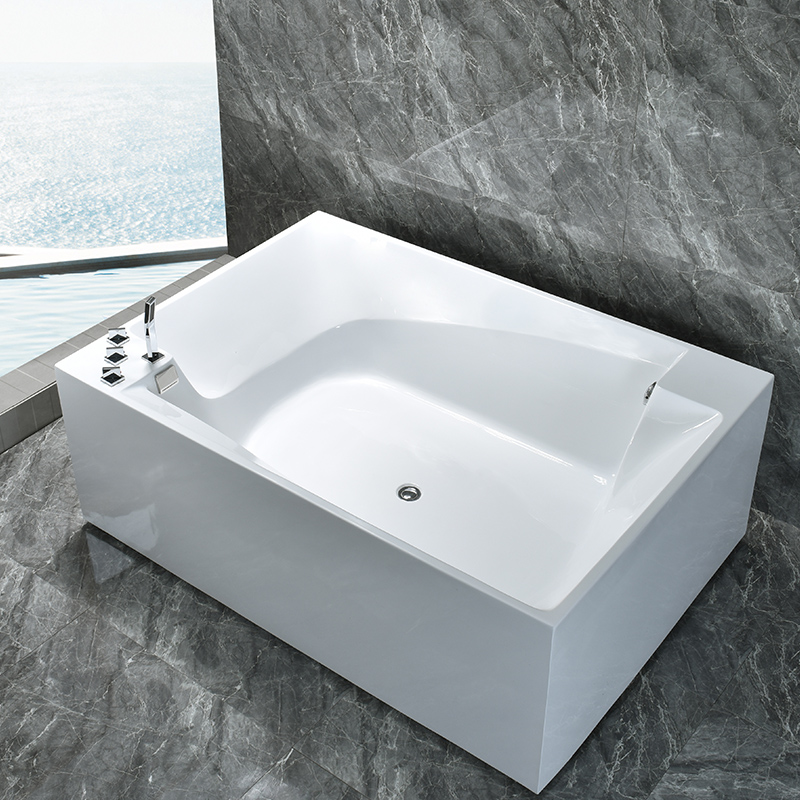 High Quality Modern Design Acrylic Bathtubs Natural Portable Bathroom Tubs Factory Direct Sale Freestanding Bathtubs For Hotel