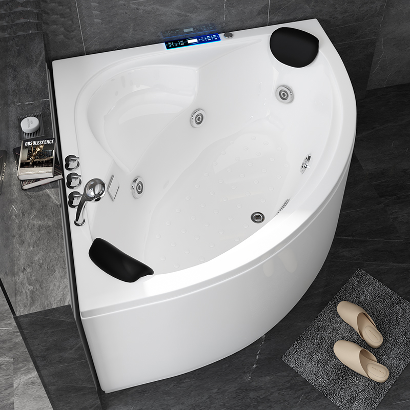Hot Sale Small Corner Whirlpool Spa Bathtub Indoor Outdoor Jacuzzis Soaking Installation For Hotels