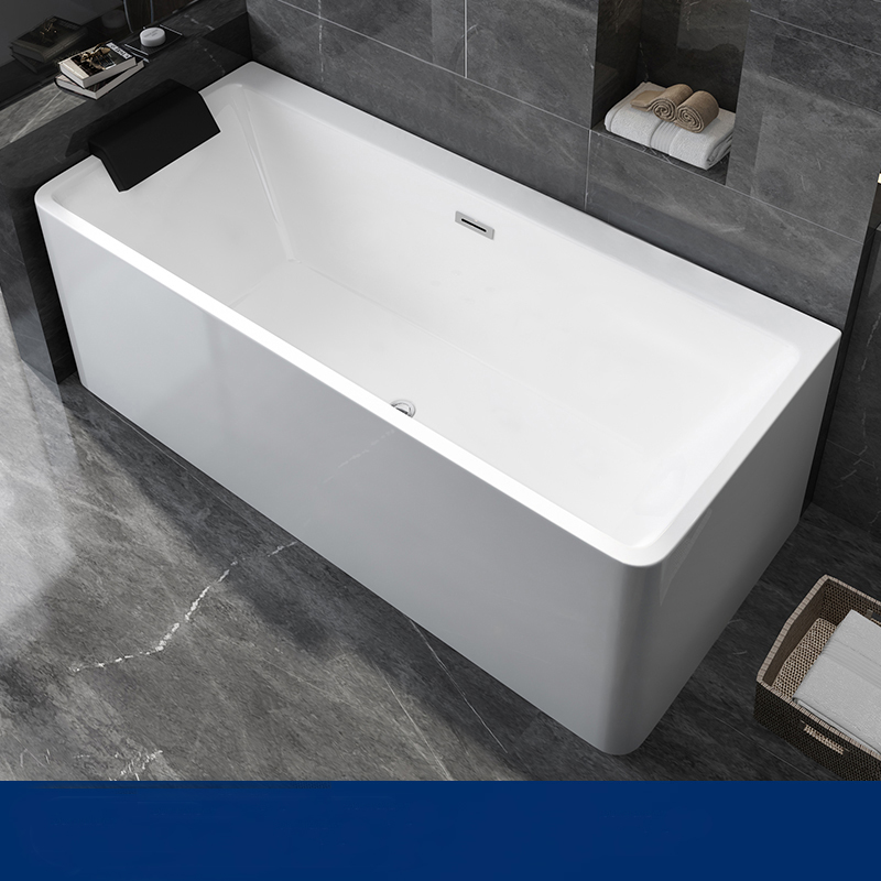 Modern Luxury Deep Soaking Bathroom Standalone Shower Freestanding Acrylic Bathtub For  Adults