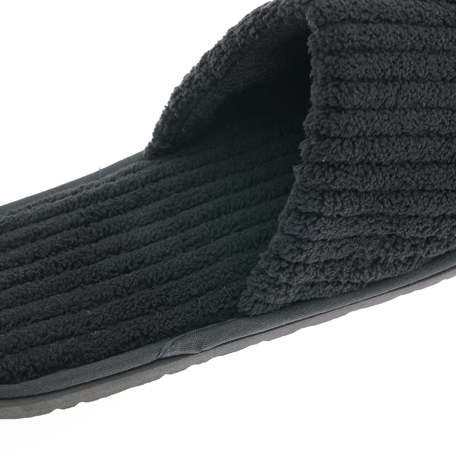 Ribbed Coral Velet Slippers