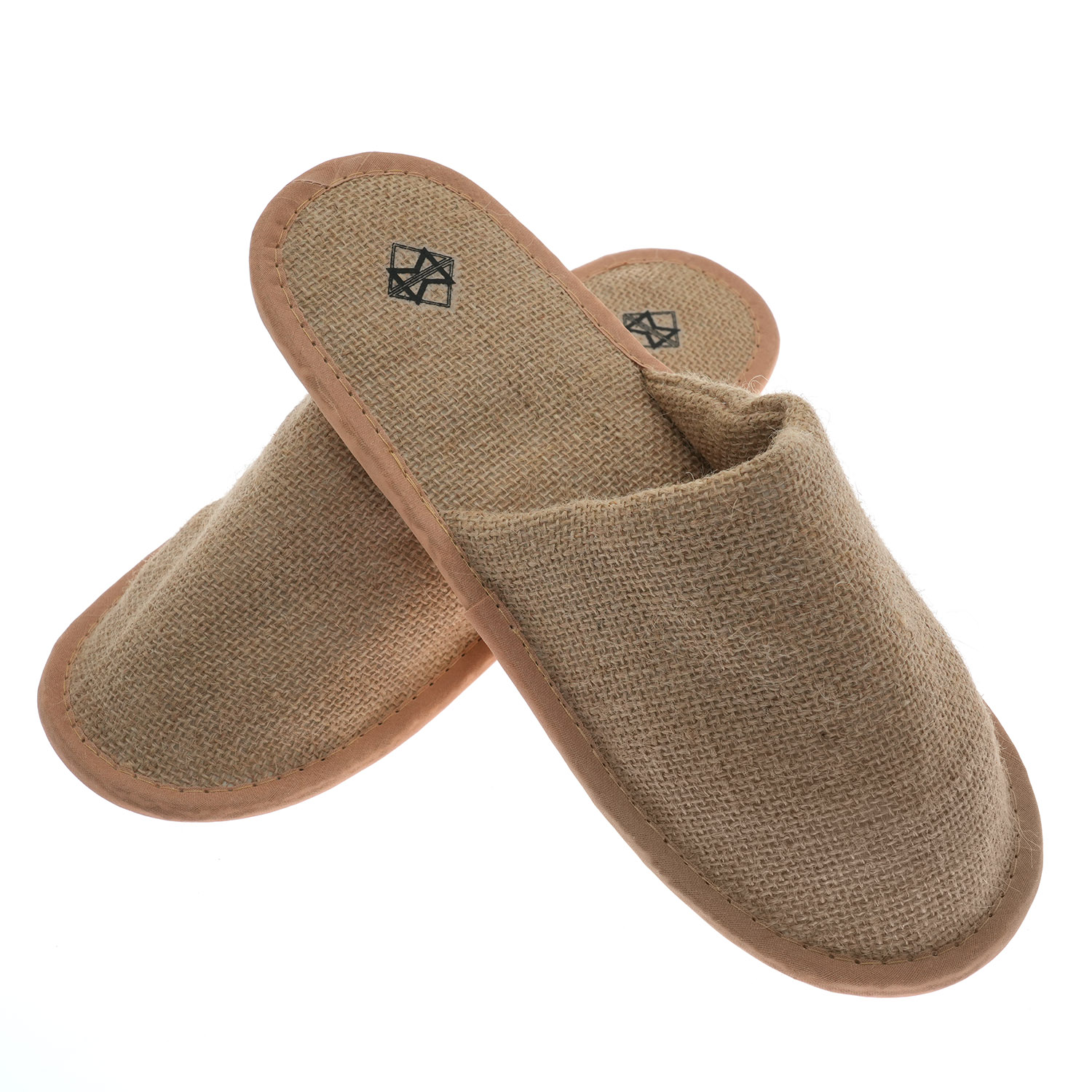 Natural Linen Slippers