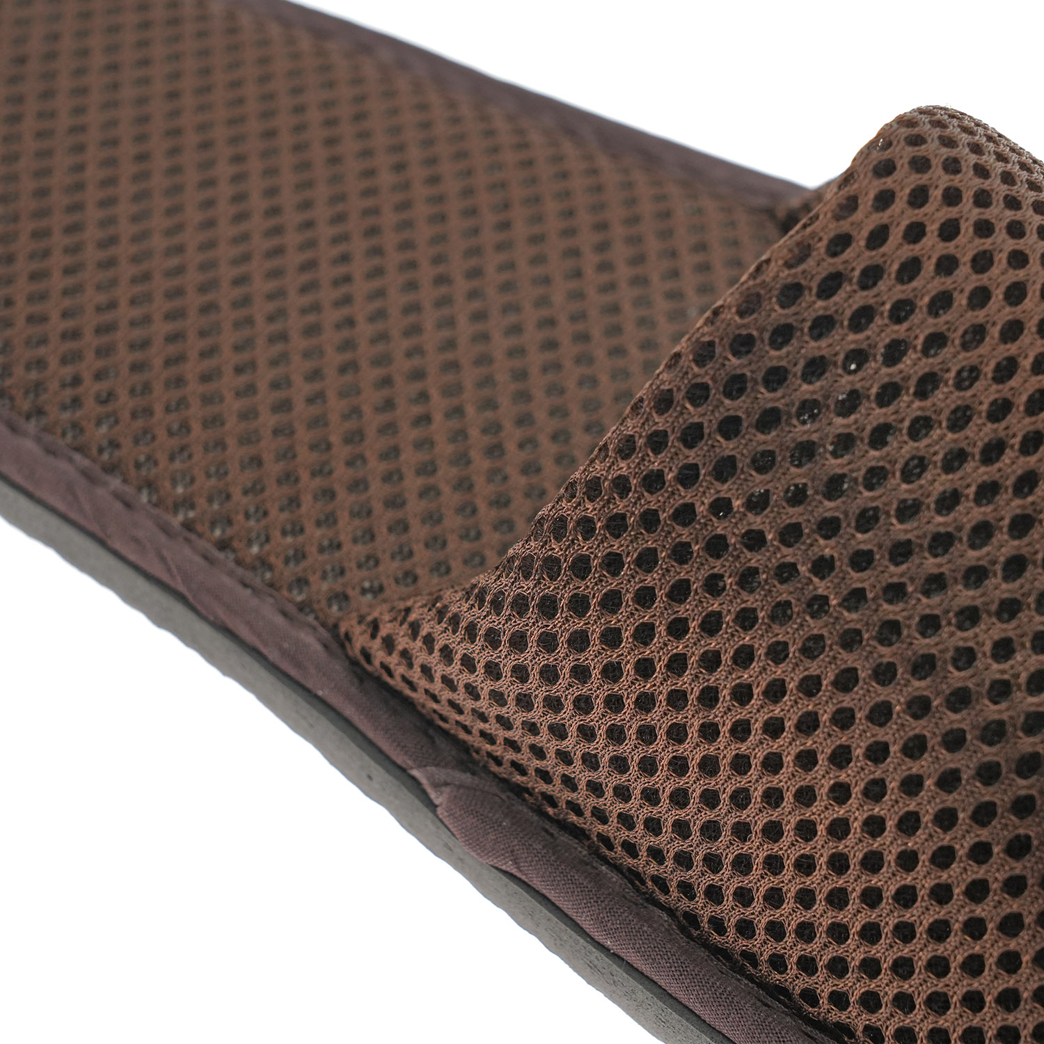 Mesh cloth half finger slippers