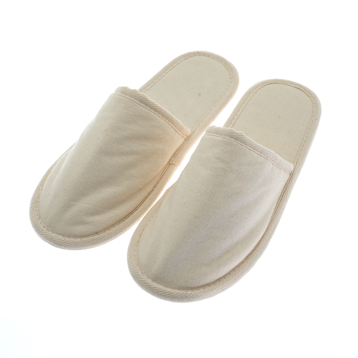 Eco-Friendly Canvas Slippers with Palm Fiber Sole