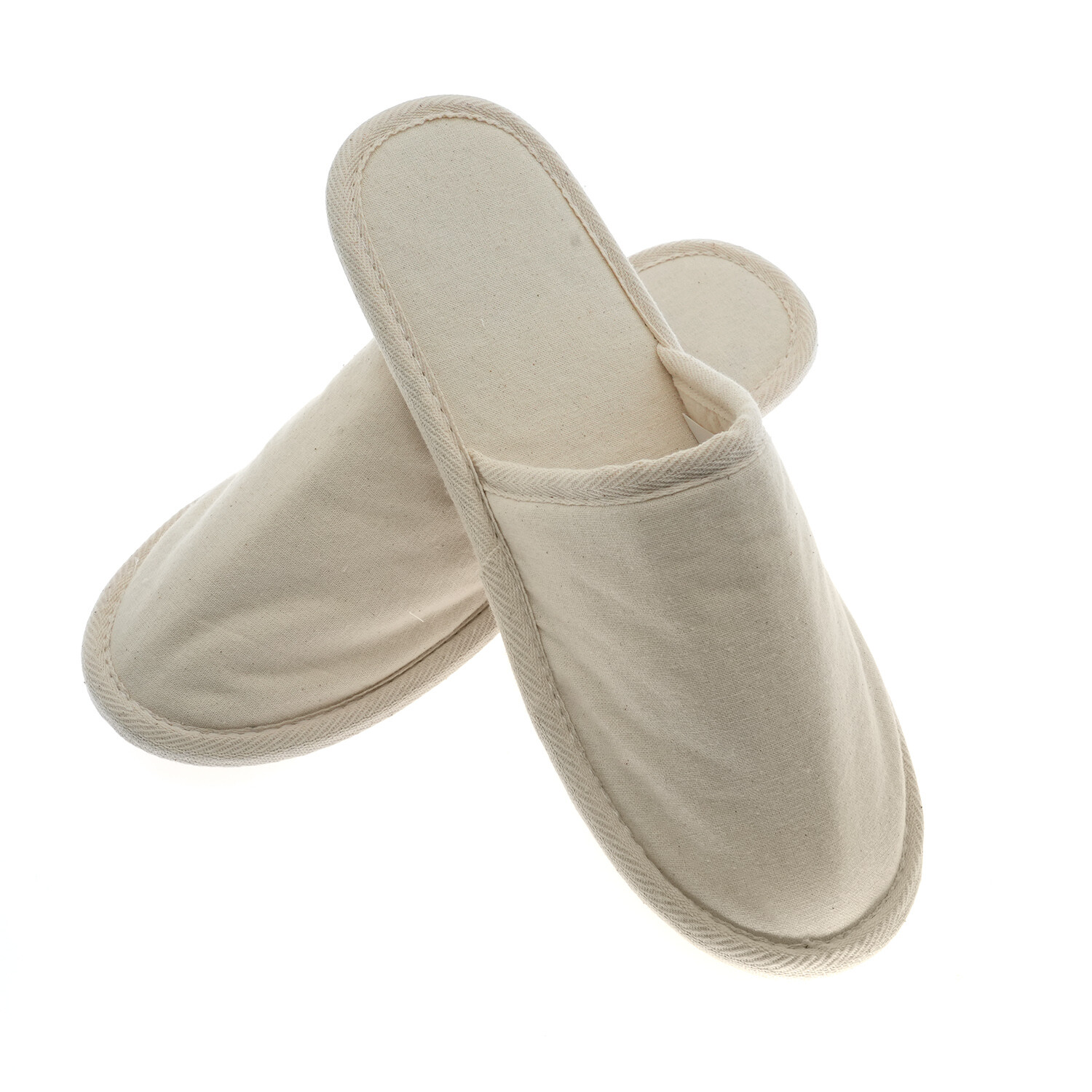 Eco-Friendly Canvas Slippers with Palm Fiber Sole