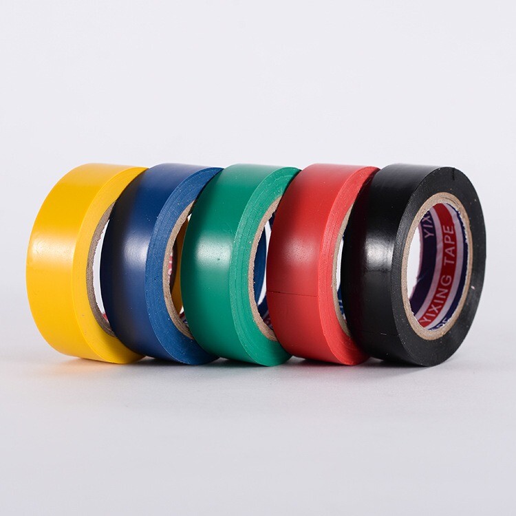 Wholesale of electrical tape, waterproof, high adhesion PVC tape, flame retardant, multi-color insulation, cold resistant tape, wire sealing and binding