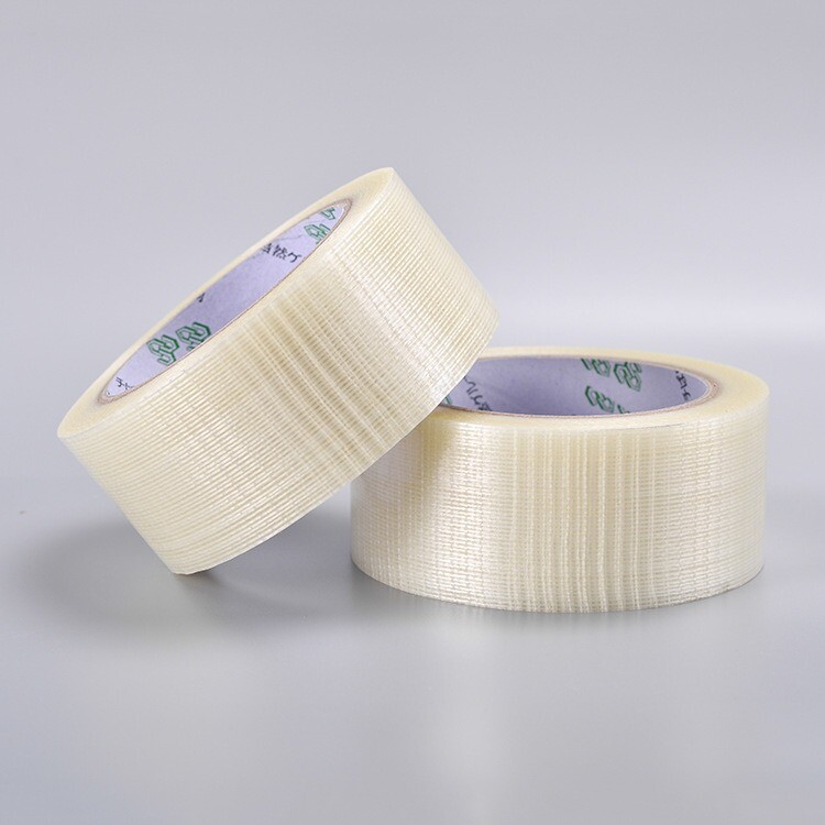Fiber tape single-sided wear-resistant high viscosity fiber adhesive, stretch resistant non residue adhesive, fixed glass fiber tape manufacturer