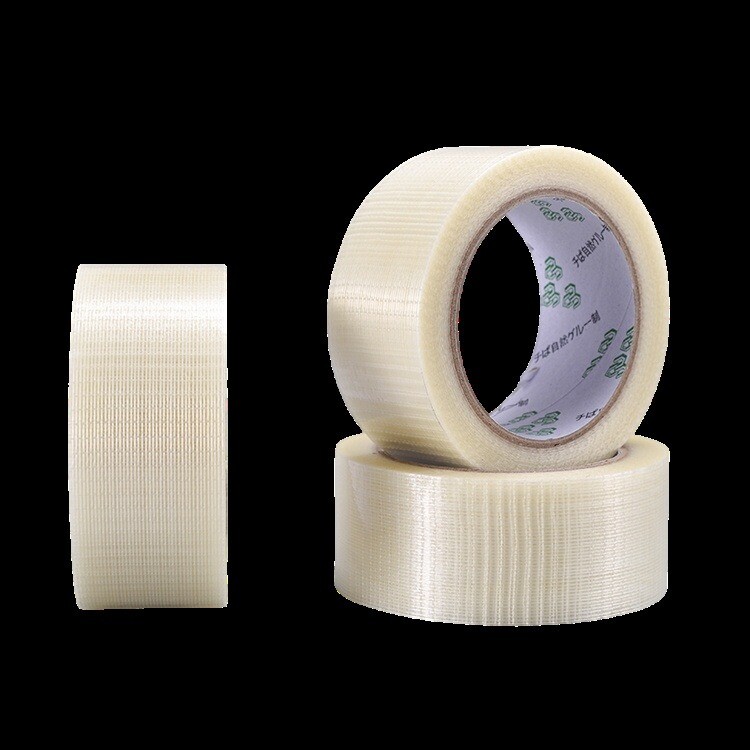 Fiber tape single-sided wear-resistant high viscosity fiber adhesive, stretch resistant non residue adhesive, fixed glass fiber tape manufacturer