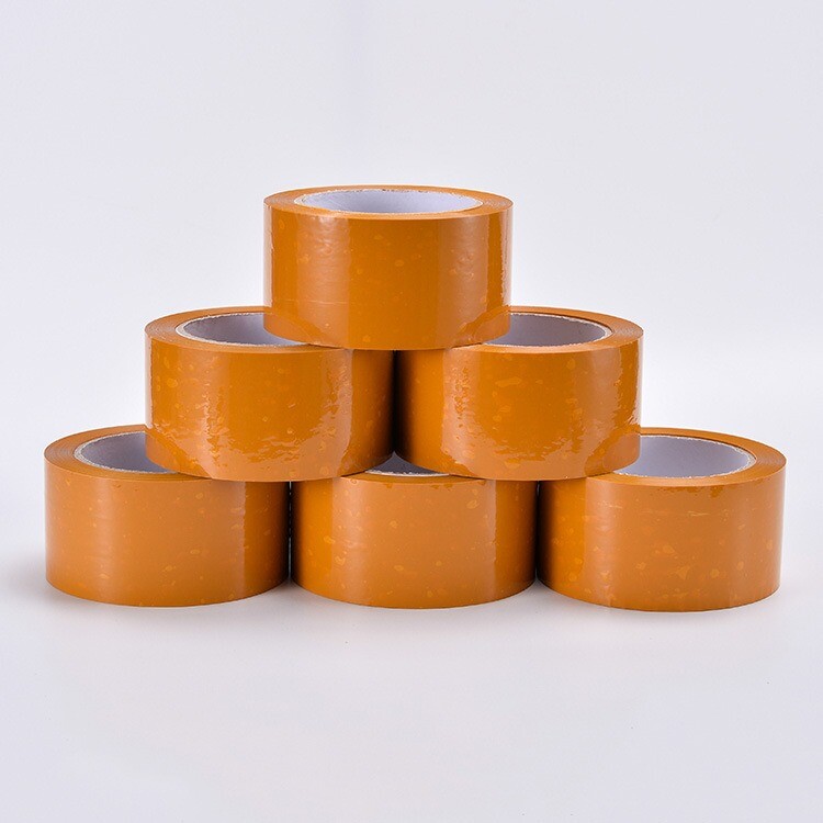 Box sealing adhesive wholesale logistics express packaging sealing adhesive e-commerce office tape manufacturer wholesale packaging beige tape