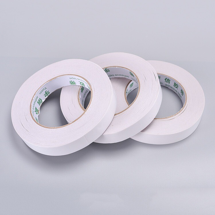 Full box double-sided tape, high viscosity and strong double-sided tape, student handmade office thin double-sided tape wholesale