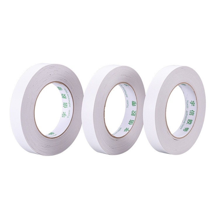Full box double-sided tape, high viscosity and strong double-sided tape, student handmade office thin double-sided tape wholesale