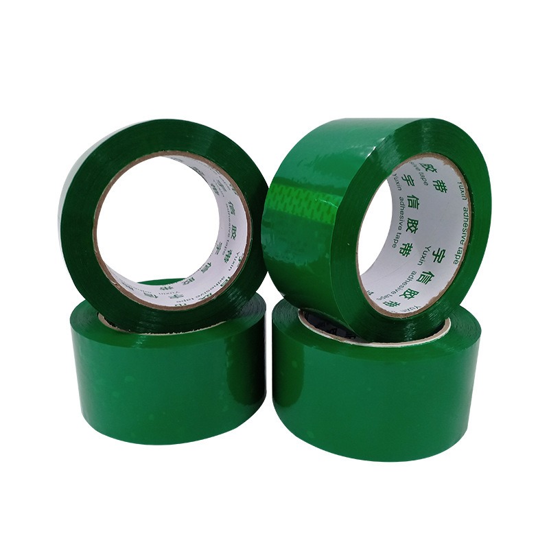 Green, red, blue, yellow, white, colored box sealing tape, express sealing tape, green packaging tape