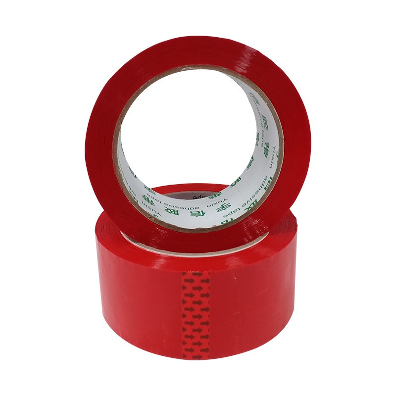 Red sealing tape in various colors, including red, green, blue, yellow, white, and black, factory packaging tape, and red sealing tape