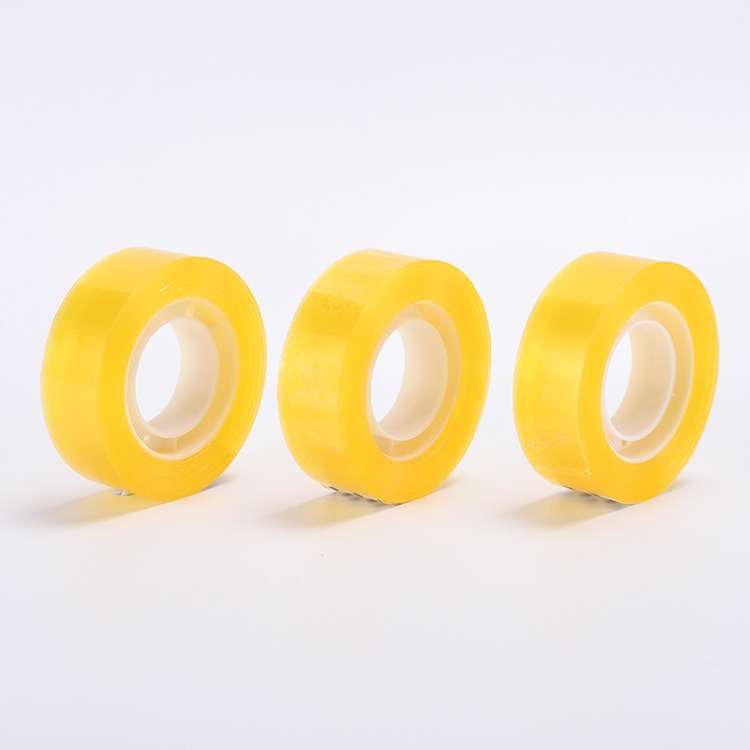 Transparent stationery tape, office sealing tape, width 1.2cm, 1.8cm student tape