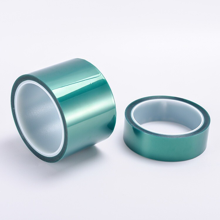 Electroplating spray paint protection, high temperature green tape, acid and alkali resistance, non residue adhesive, insulation, green silicone, PET, green high temperature adhesive