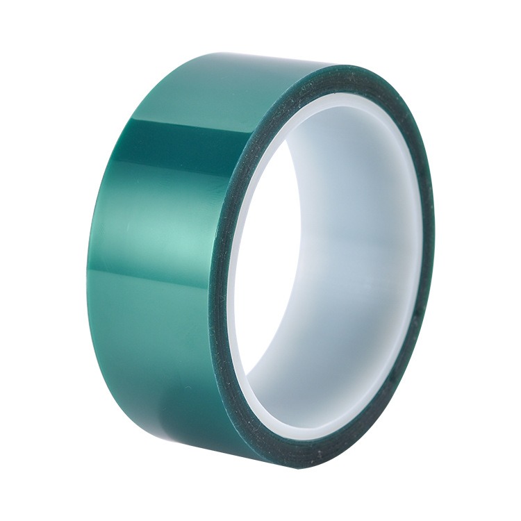 Electroplating spray paint protection, high temperature green tape, acid and alkali resistance, non residue adhesive, insulation, green silicone, PET, green high temperature adhesive