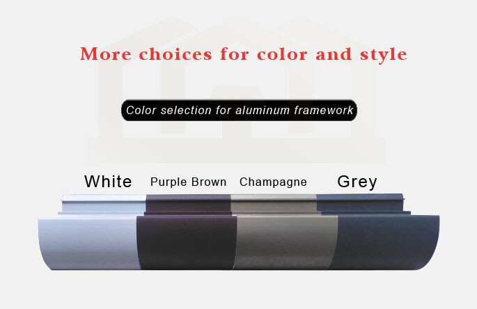 aluminum frame colors