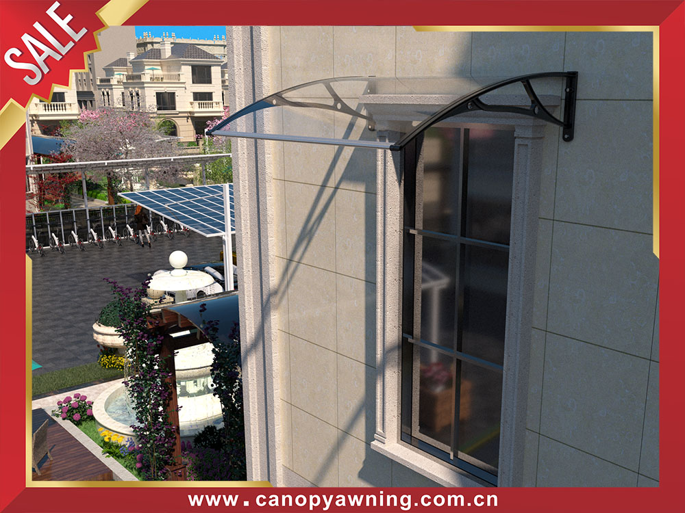 hot selling window door Polycarbonate DIY awning canopy shelter with aluminum bracket suppor arm