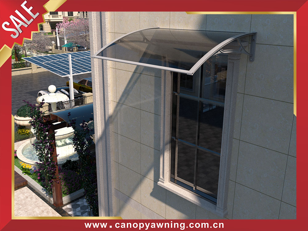 hot selling window door Polycarbonate DIY awning canopy shelter with aluminum bracket suppor arm