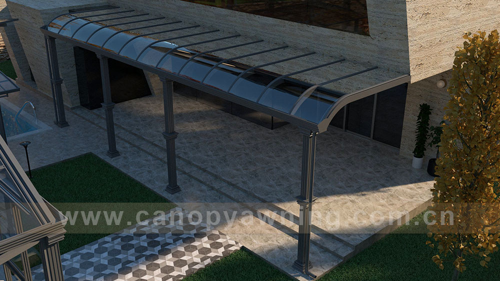 glass canopy