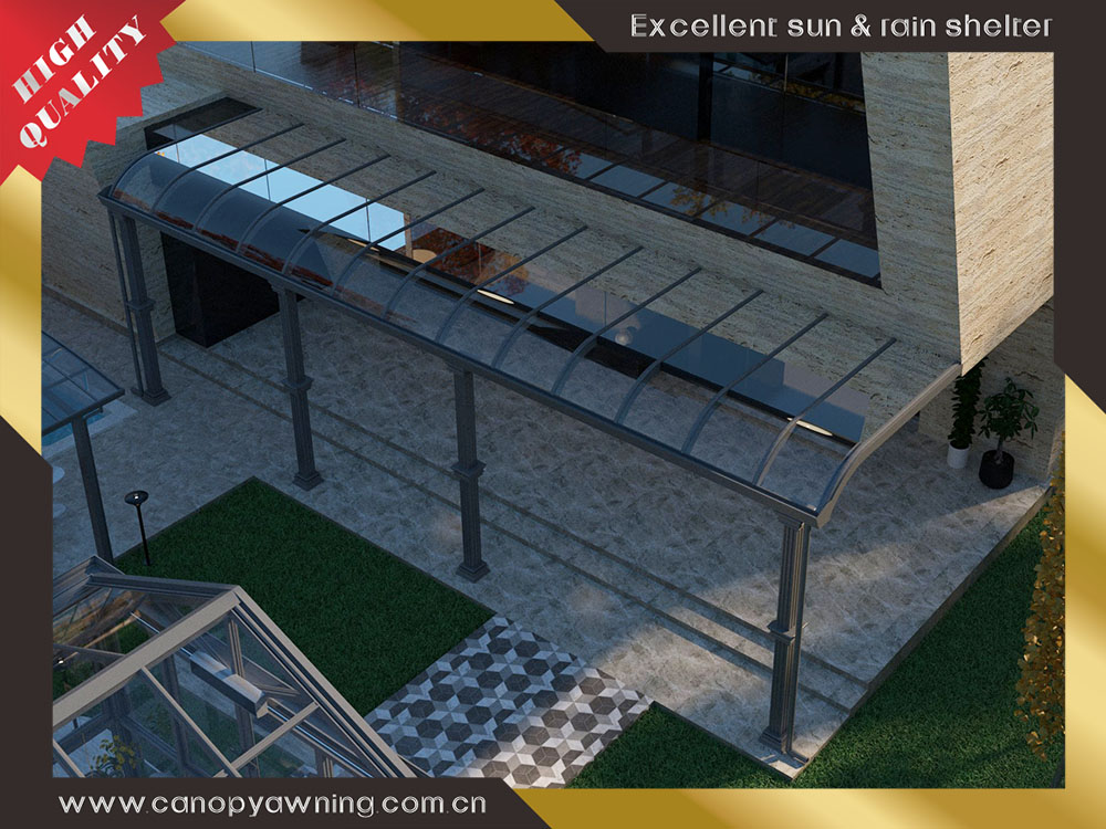 What are the advantages of glass canopy?