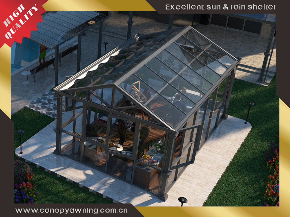 The introduction for outdoor sunroom , sun house