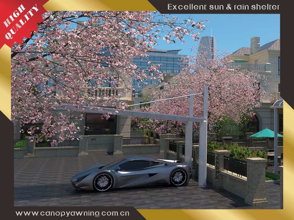 Polycarbonate aluminum carport