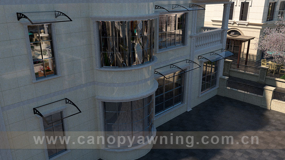 polycarbonate awning canopy