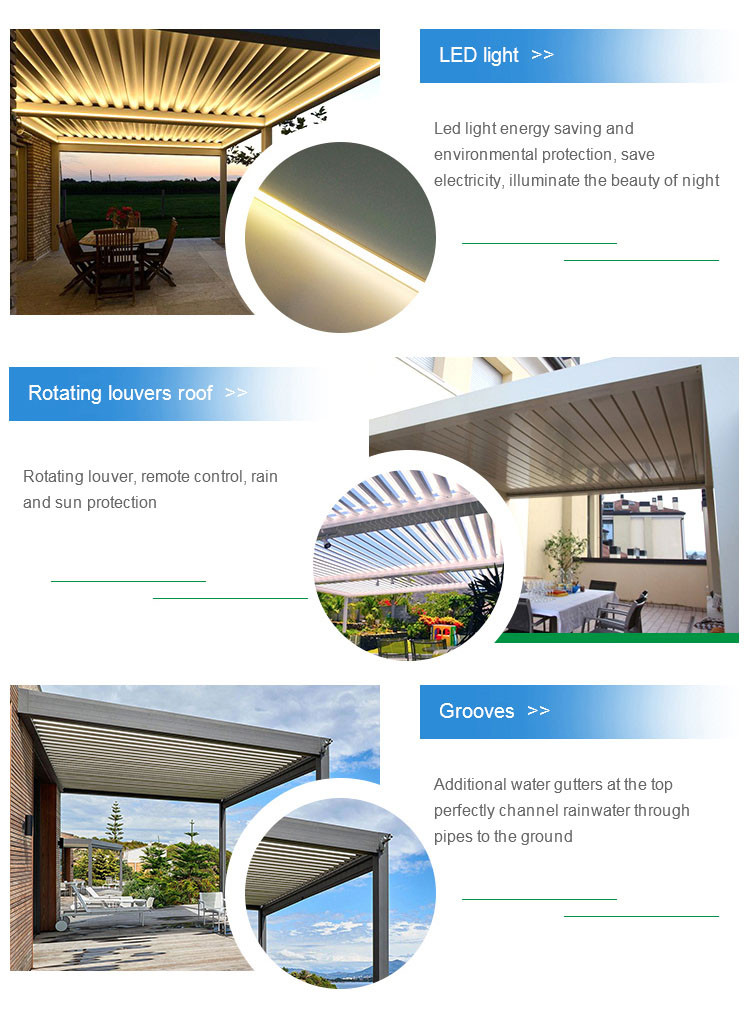 led lights for pergola