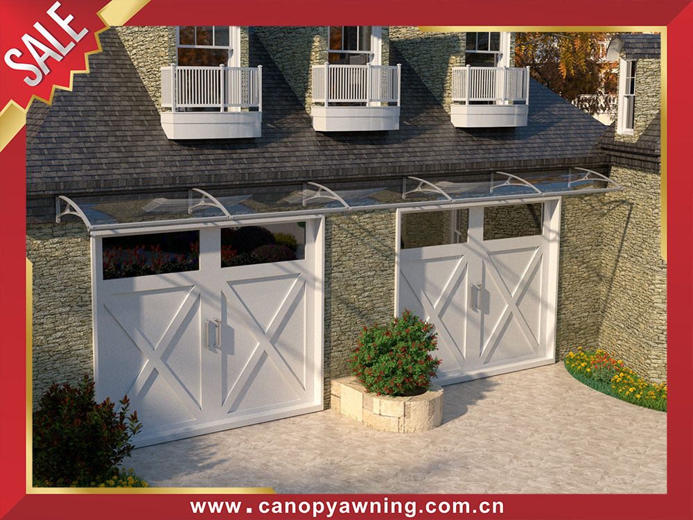 High quality house window door DIY aluminum polycarbonate awning canopy shelter with gutter water channel