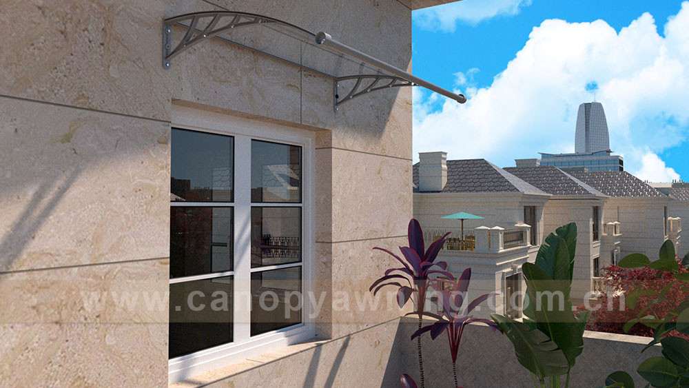 diy awning with gutter