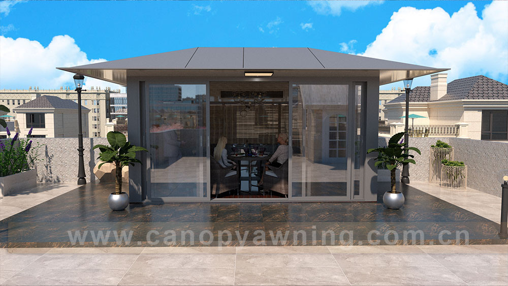 outdoor aluminum pavilion gazebo