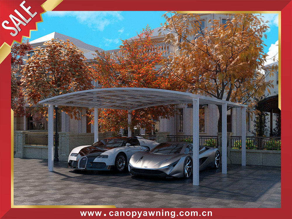 Outdoor backyard polycarbonate aluminum carport parking cars canopy shelter for sales