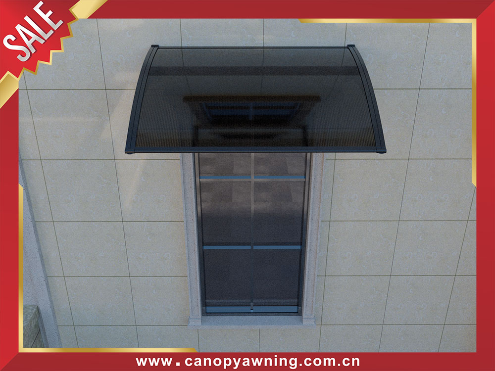 House window door DIY awning canopy shelter with hollow polycarbonate sheet for sale House window door DIY awning canopy shelter with hollow polycarbonate sheet for sale