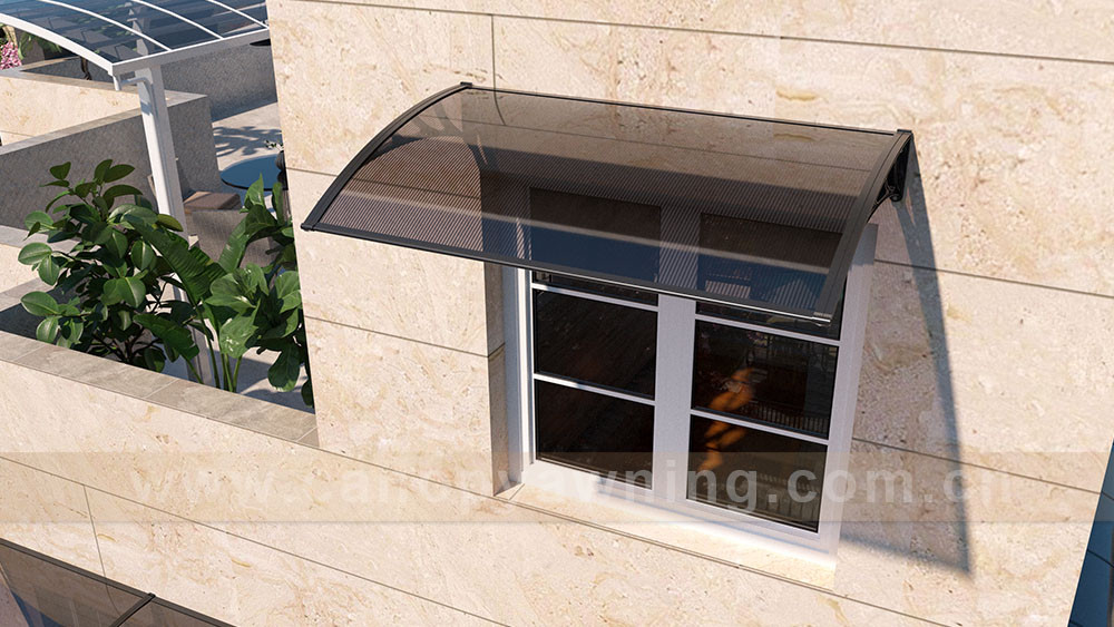 diy hollow polycarbonate awning