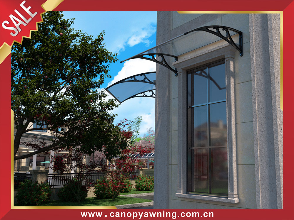hot selling window door Polycarbonate diy awning canopy shelter with aluminum bracket suppor arm
