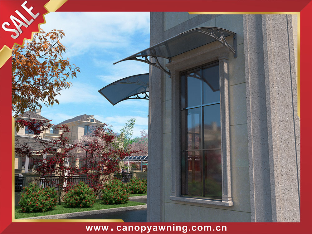 hot selling window door Polycarbonate diy awning canopy shelter with aluminum bracket suppor arm
