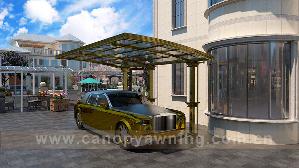 luxurious carport parking car shelter canopy