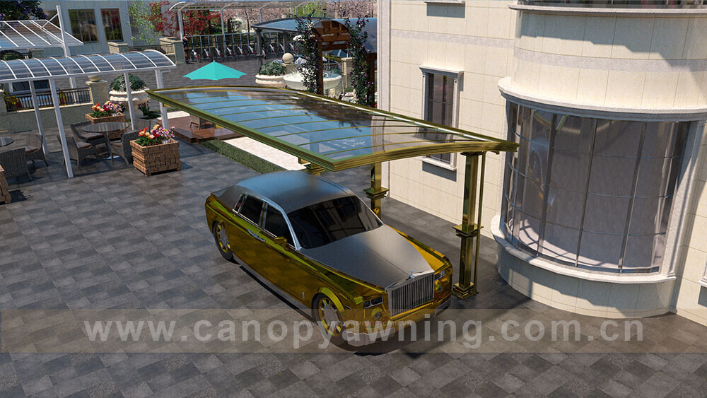 luxurious carport parking single car shelter canopy