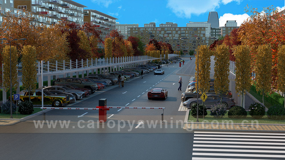 park cars shelter carport for parking lot