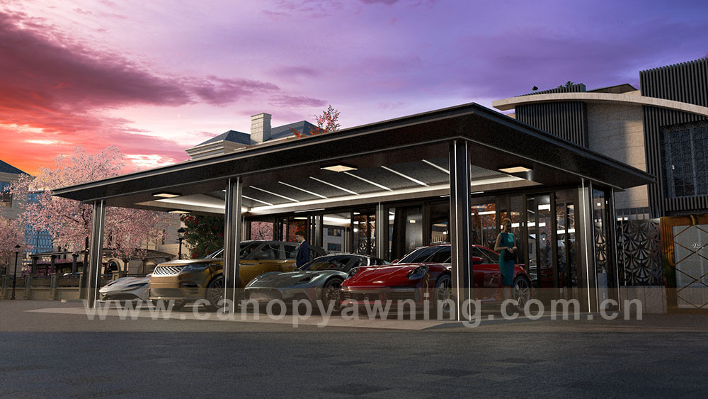 high end garage carport