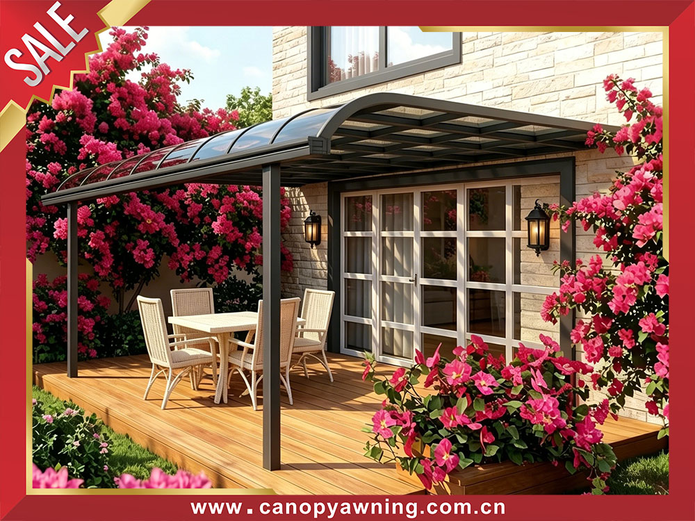 Excellent outdoor backyard polycarbonate aluminum patio terrace canopy awning shelter
