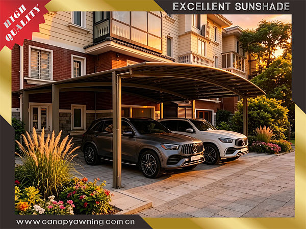 carport double cars park shelter