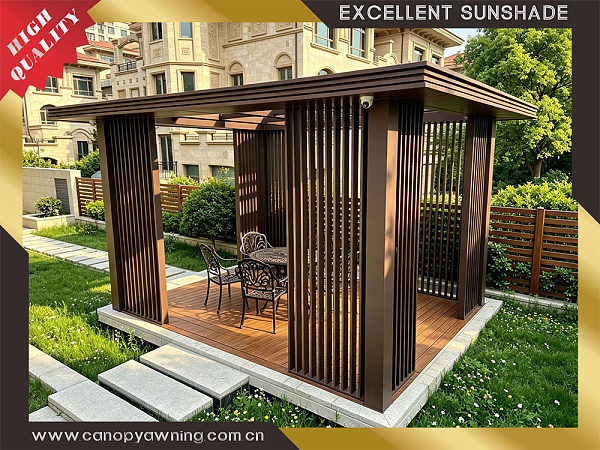 outdoor aluminum gazebo