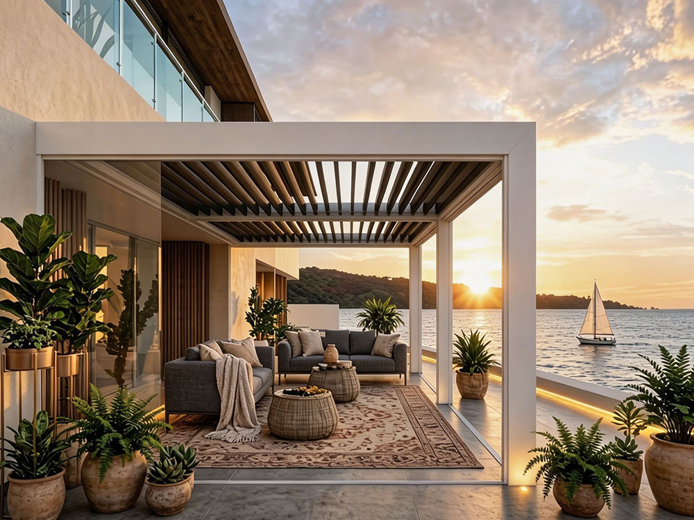 outdoor pergola l